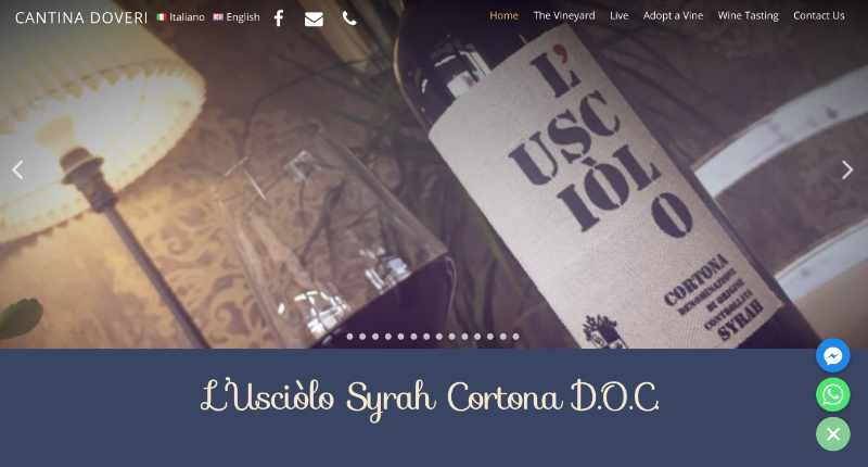 Cantina Doveri Gallery 3 / Zoe j Frost / Web Designer